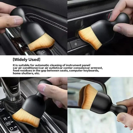 1/2PC Car Air Conditioner Cleaning Brush Car Air Outlet Crevice Dust Removal Brushes for Car Interior Cleaning Brush Accessories