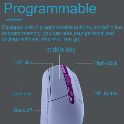 Logitech G304/G305 - Wireless Gaming Mouse with HERO Sensor, Quick - Response Buttons, Lightweight Build