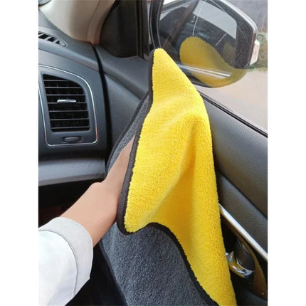 1/2/6pcs Microfiber Cleaning Towel Car Cleaning Cloths Professional Detailing Car Drying Microfiber Towel Wash Towel Accessories