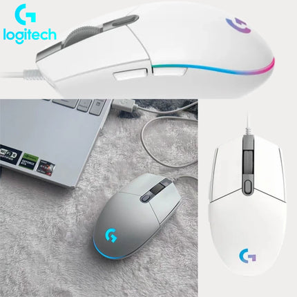 Logitech G102/G203 Wired Gaming Mouse | 8000DPI Hero Sensor | Ultra-Precise Flick Shots & Recoil Control for CS:GO/PUBG
