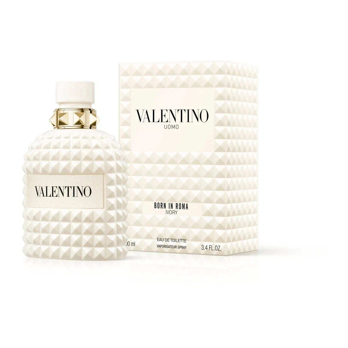 Valentino Uomo Born In Roma Ivory Eau De Toilette Spray 3.4 Oz