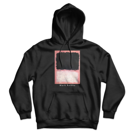 Mark Rothko - Untitled, Pink, Black and White Unisex Hoodie-4