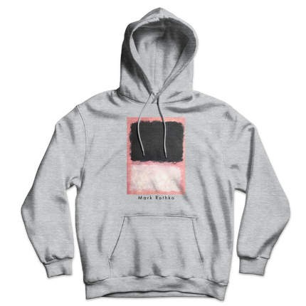 Mark Rothko - Untitled, Pink, Black and White Unisex Hoodie-1