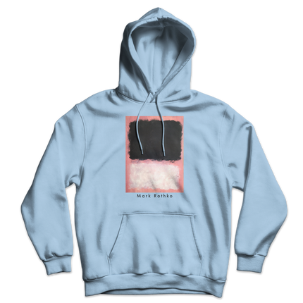 Mark Rothko - Untitled, Pink, Black and White Unisex Hoodie-3