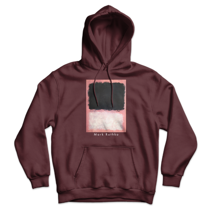 Mark Rothko - Untitled, Pink, Black and White Unisex Hoodie-6