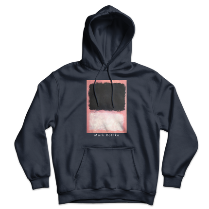 Mark Rothko - Untitled, Pink, Black and White Unisex Hoodie-2