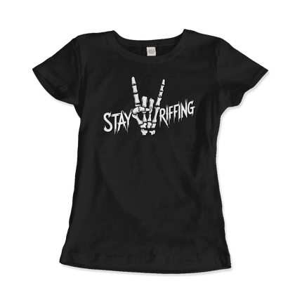 Stay Riffing - Rock'n Roll Skull T-Shirt-10
