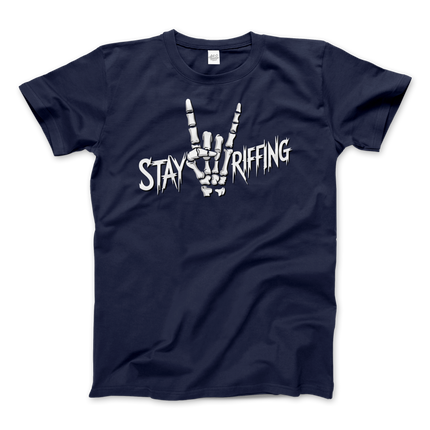 Stay Riffing - Rock'n Roll Skull T-Shirt-7