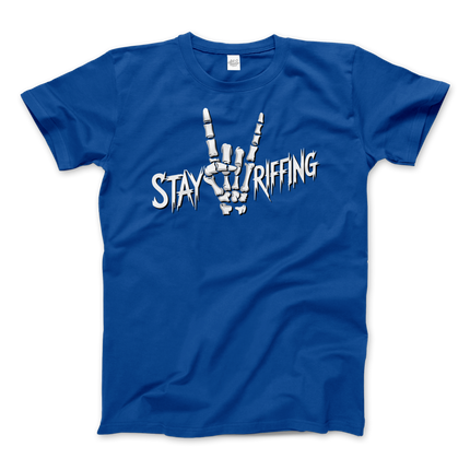 Stay Riffing - Rock'n Roll Skull T-Shirt-8