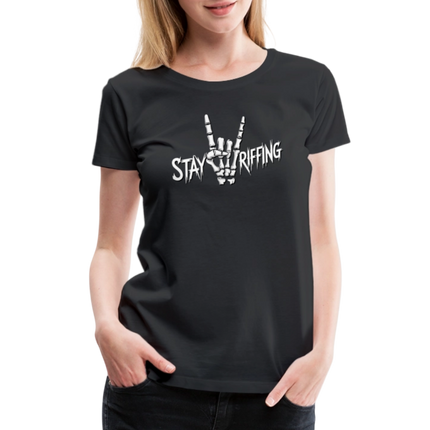 Stay Riffing - Rock'n Roll Skull T-Shirt-3