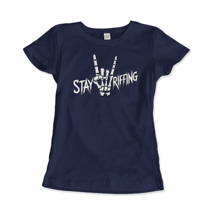 Stay Riffing - Rock'n Roll Skull T-Shirt-12