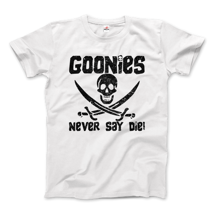 The Goonies Never Say Die Distressed Design T-Shirt-4