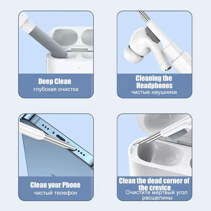Cleaning Tool for Bluetooth Earphone For Airpods Pro 1 2 3 Earbuds Case Cleaning Pen Bursh Pen for Samsung Xiaomi Huawei Airdots