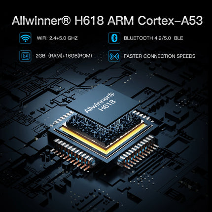 CARABC Wireless CarPlay Android Auto Car AI Box Adapter 2GB+16GB for All OEM Wired CarPlay Smart Youtube Netflix TV Car Playback