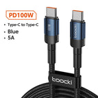 100W C to C Blue / 1m