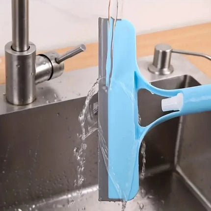 3-in-1 Shower Scraper Cleaner Bathrooms glass cleaning mirror with watering can Squeegee Clean Floor Window Tool Water Wiper