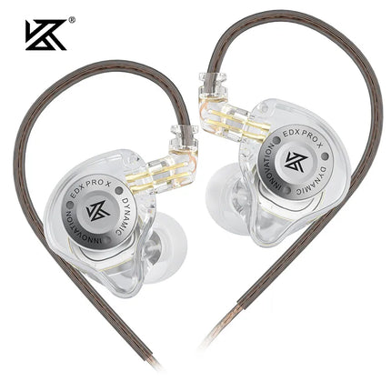 KZ EDX PRO X Dynamic Drive Earphone HIFI Bass Earbud Sport Music Cancelling Headsets 2PIN Cable KZ ZSTX ZSN PRO X EDC EDA ZVX