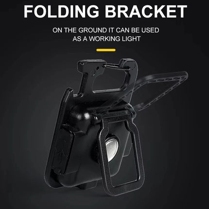 COB High Bright Portable Flashlight Multifunction Keychain Lamp Buit-in 500mAh Lithium Battery Waterproof Outdoor Torch Lantern