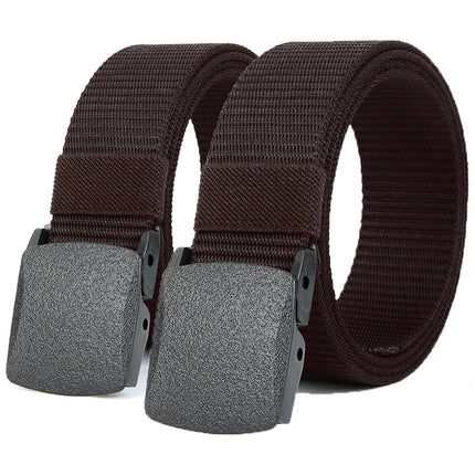 Men's Belt Outdoor Casual Canvas Belt Metal Free Training Nylon Tactical Belt With Pants Jeans Belt Sports Belts For Men Women