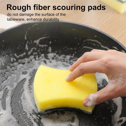 20/30PCS Dishwashing Sponge Kitchen Nano Emery Magic Clean Rub Pot Rust Focal Stains Sponge Removing Kit Cleaning Brush Sponges