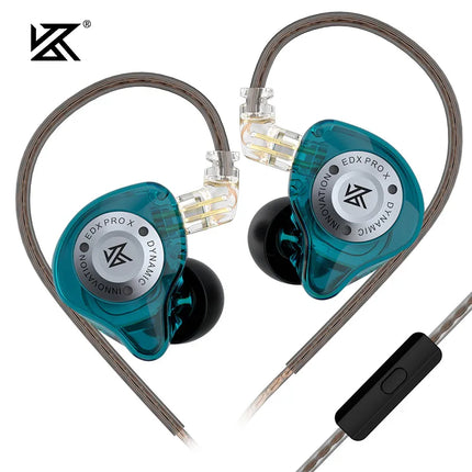 KZ EDX PRO X Dynamic Drive Earphone HIFI Bass Earbud Sport Music Cancelling Headsets 2PIN Cable KZ ZSTX ZSN PRO X EDC EDA ZVX