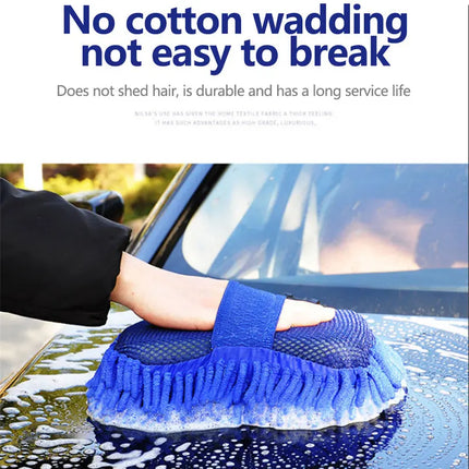 1Pcs Microfiber Car Washer Sponge Cleaning Car Care Detailing Brushes Washing Towel Auto Gloves Styling Accessories