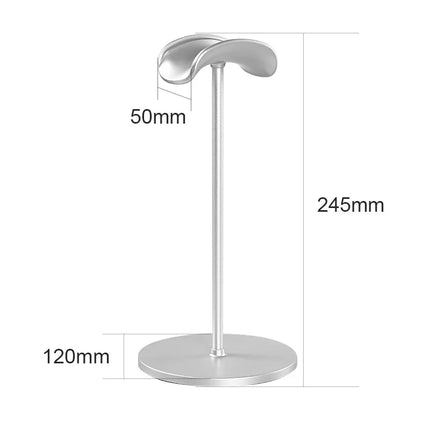 Metal Head-Mounted Headphone Stand Non-Slip Detachable Headset Holder Stand Gaming Earphone Stand for Airpods Max Beats Bose