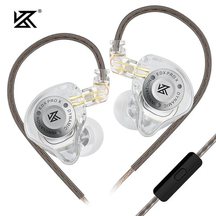 KZ EDX PRO X Dynamic Drive Earphone HIFI Bass Earbud Sport Music Cancelling Headsets 2PIN Cable KZ ZSTX ZSN PRO X EDC EDA ZVX