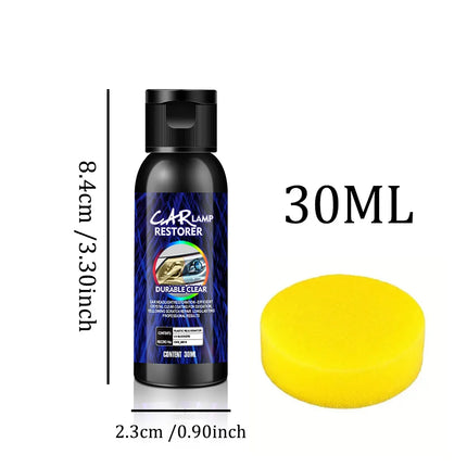 Car Headlight Restoration Polishing Kits Headlamp Scratch Remover Repair Cleaning Paste Remove Oxidation Headlight Polish Liquid