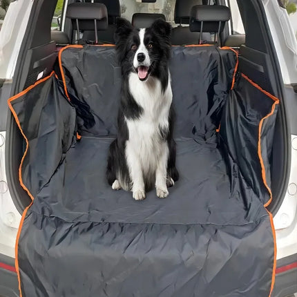 Durable Polyester Auto Trunk Mat for Pets - Non-Slip, Scratch-Resistant, Easy-Clean Mat for SUVs and Cars, Pet Safety Mat