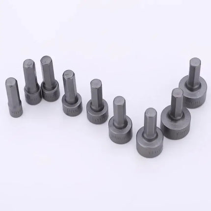 9pcs 5mm-13mm Hex Socket Set Nut Driver Screwdriver Bits Sleeve Nozzles Schroevendraaier Tools Socket Wrenches for DIY Repair