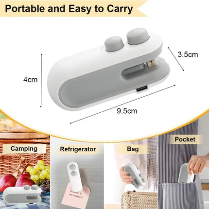 Mini Heat Bag Sealing Machine Plastic Bag Sealer Portable Thermal Plastic Bag Sealants Handheld Plastic Bags Sealing Machine