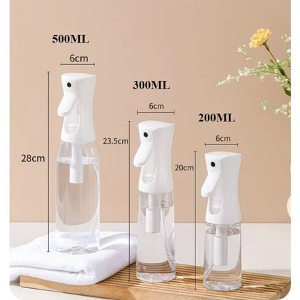 200/300/500ml, press type spray bottle, makeup water atomized face fine spray bottle, travel continuous spray bottled separately