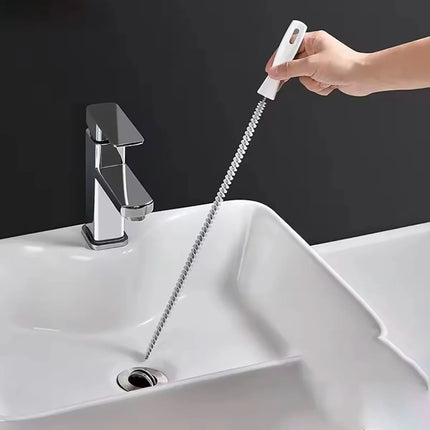Pipe Sink Unblocker Drain Hair Cleaner Sink Refrigerator Foreign Matter Cleaning Brush Pipe Unblocking Tool