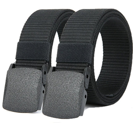 Men's Belt Outdoor Casual Canvas Belt Metal Free Training Nylon Tactical Belt With Pants Jeans Belt Sports Belts For Men Women