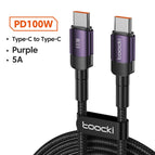 100W C to C Purple / 1m