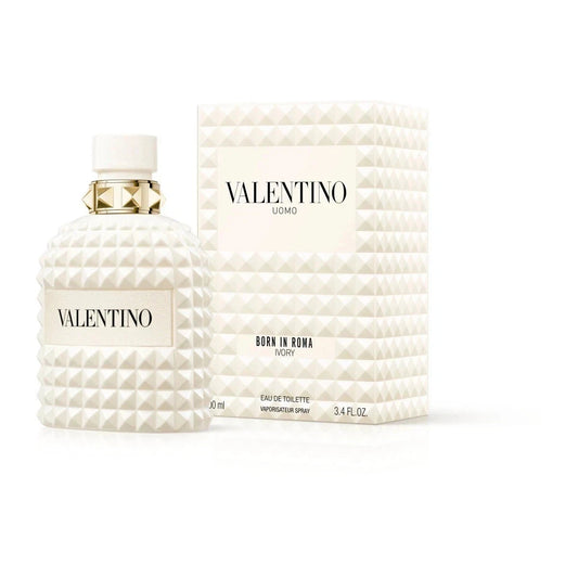 Valentino Uomo Born In Roma Ivory Eau De Toilette Spray 3.4 Oz