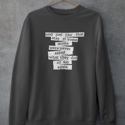 Stay At Home Mom Sweat Shirt-1