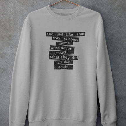 Stay At Home Mom Sweat Shirt-2