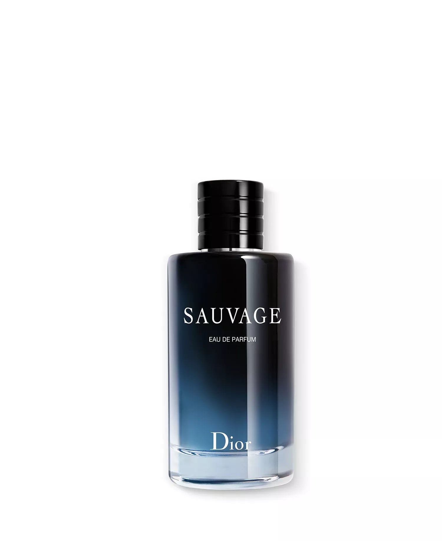Dior Sauvage perfume bottle on a white background