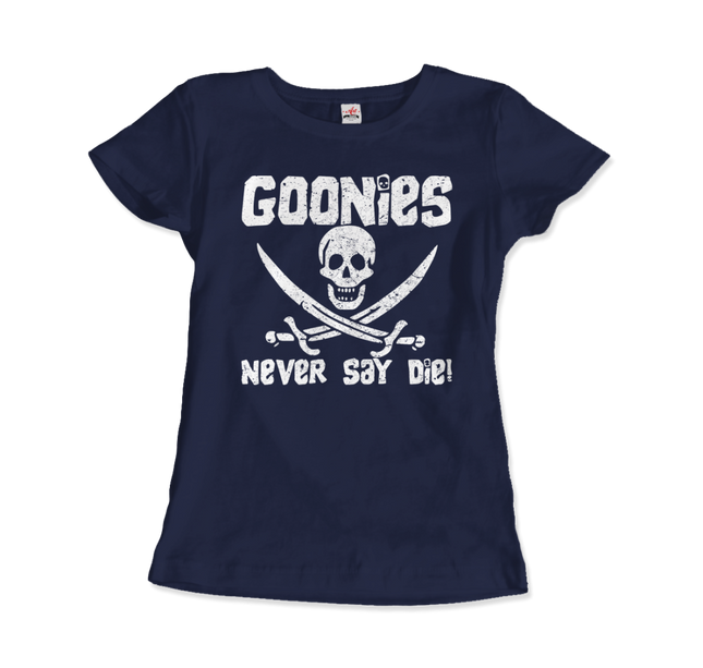 The Goonies Never Say Die Distressed Design T-Shirt-10